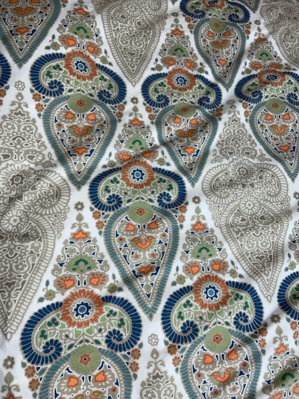 Like new Pottery Barn Gisela Paisley Twin Duvet set of 2 w PB teen comforters